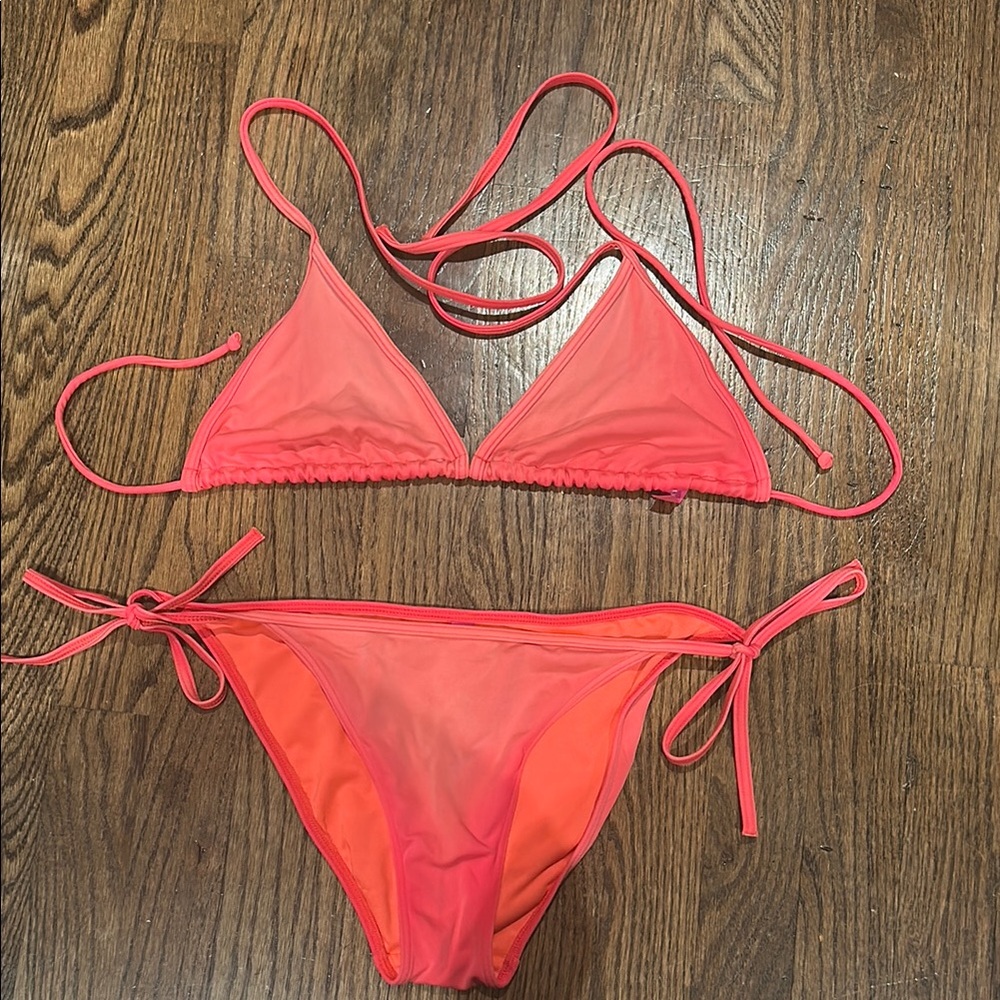 VS Women's Pink String Bikini Set
